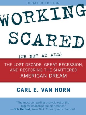 cover image of Working Scared (Or Not at All)